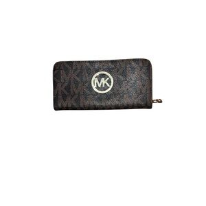 Michael Kors Dark Brown Logo Wallet